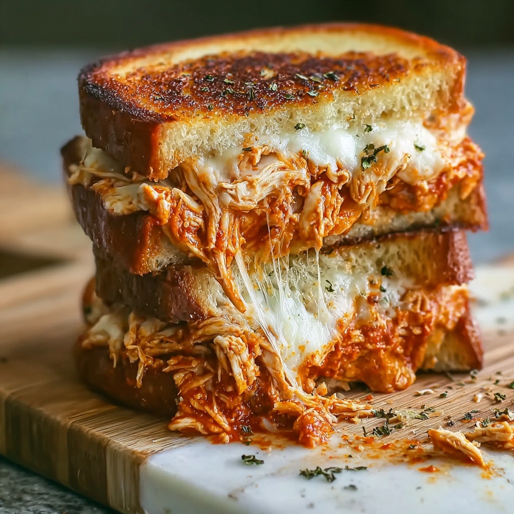 Chicken Parmesan Grilled Cheese Recipe - Recipe Image