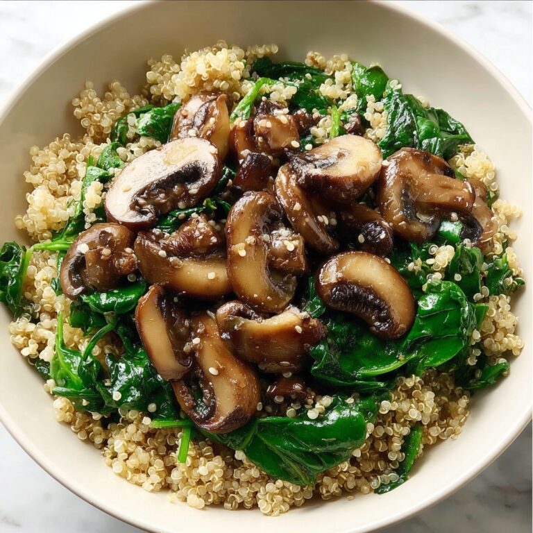 Mushroom Spinach Quinoa: 7 Nutritious Reasons to Indulge Recipe