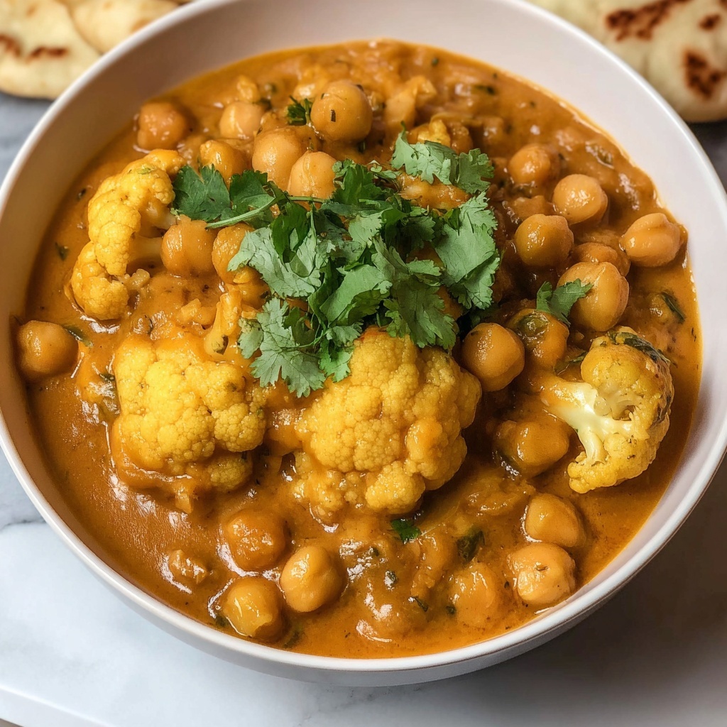 Cauliflower Chickpea Curry Recipe - Recipe Image