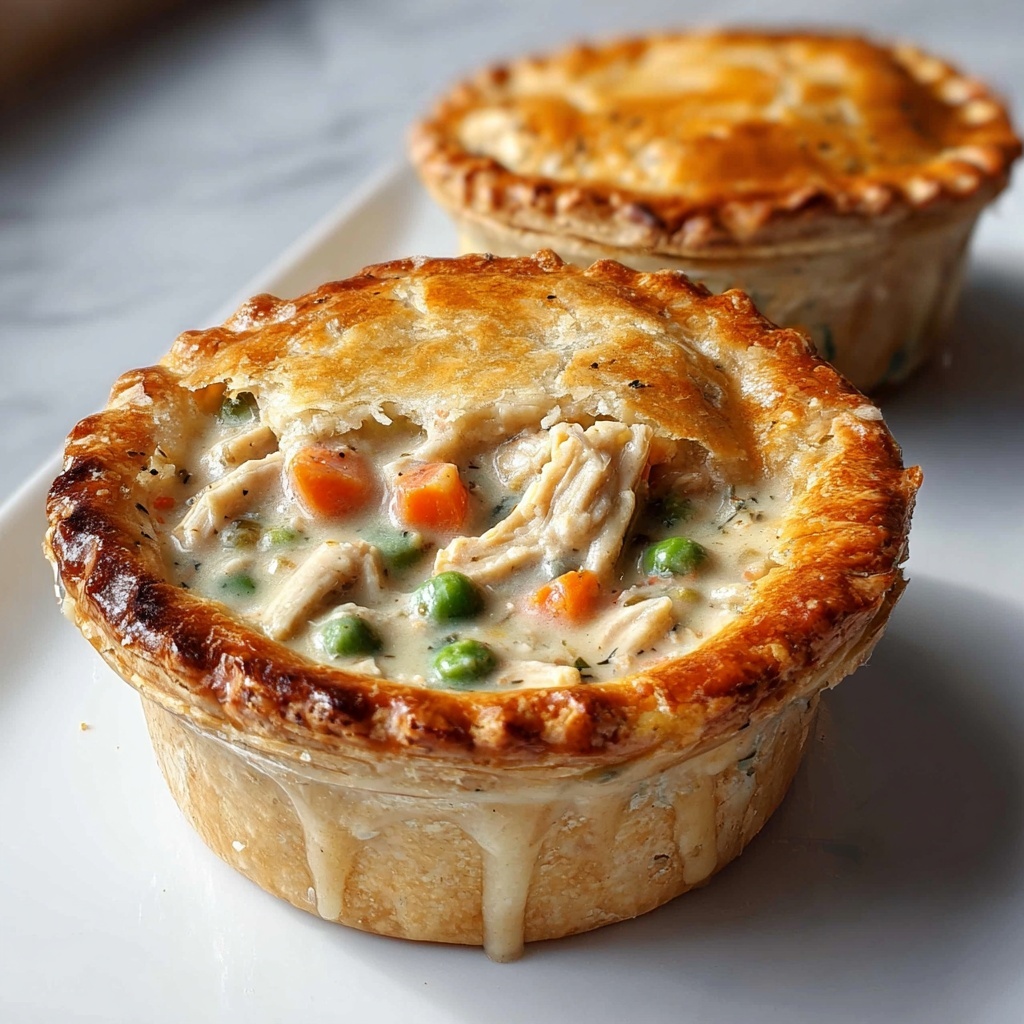 Easy Mini Chicken Pot Pies: 5 Steps to Delicious Comfort Recipe - Recipe Image
