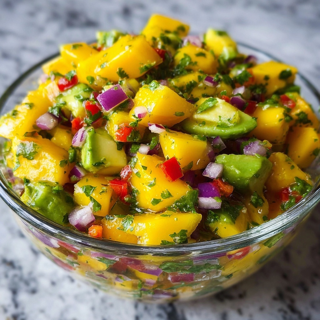 Avocado Mango Salad Recipe: A Refreshing 5-Minute Delight Recipe - Recipe Image