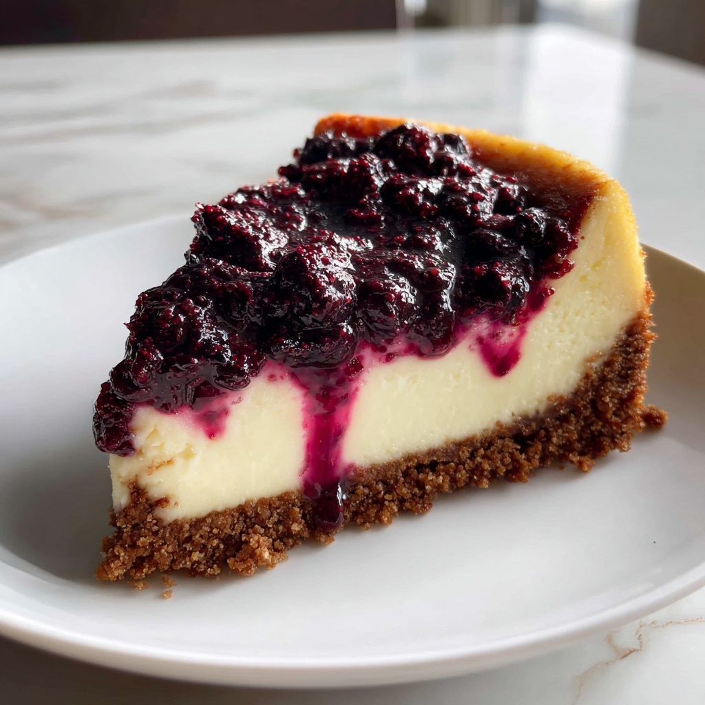Blackberry Cheesecake Savory Recipe: 5 Irresistible Steps Recipe - Recipe Image