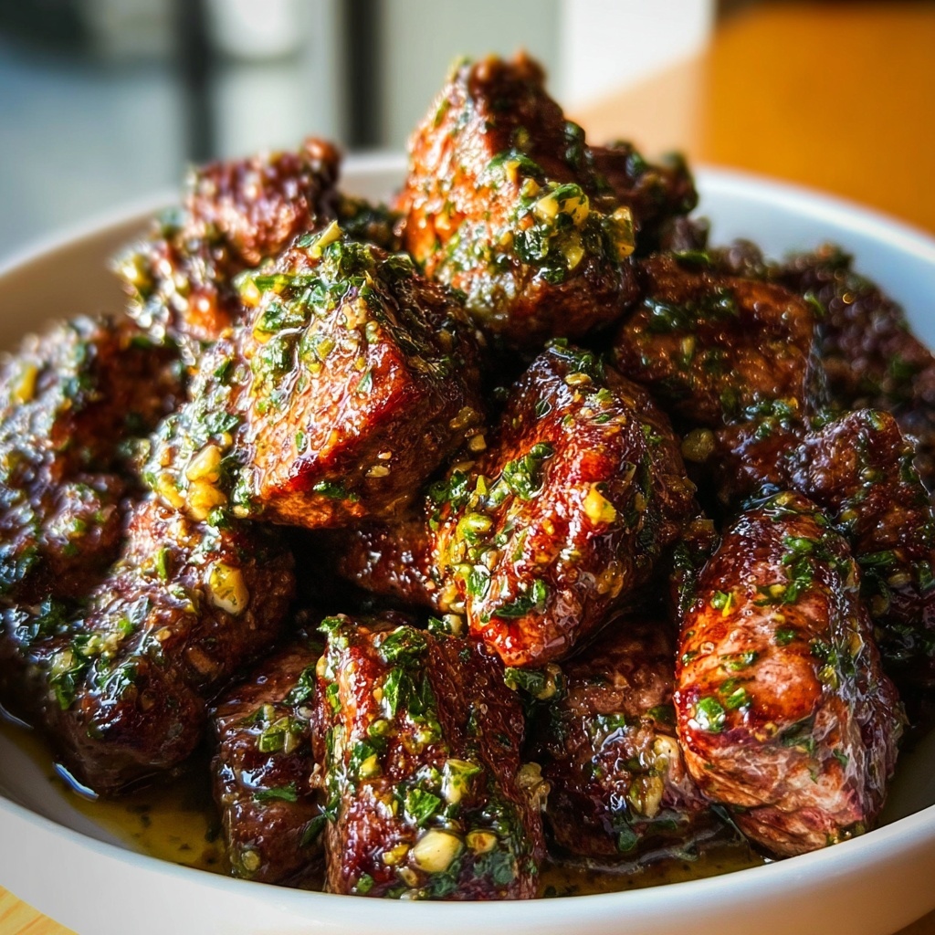 Steak Bites with Garlic Butter Recipe - Recipe Image