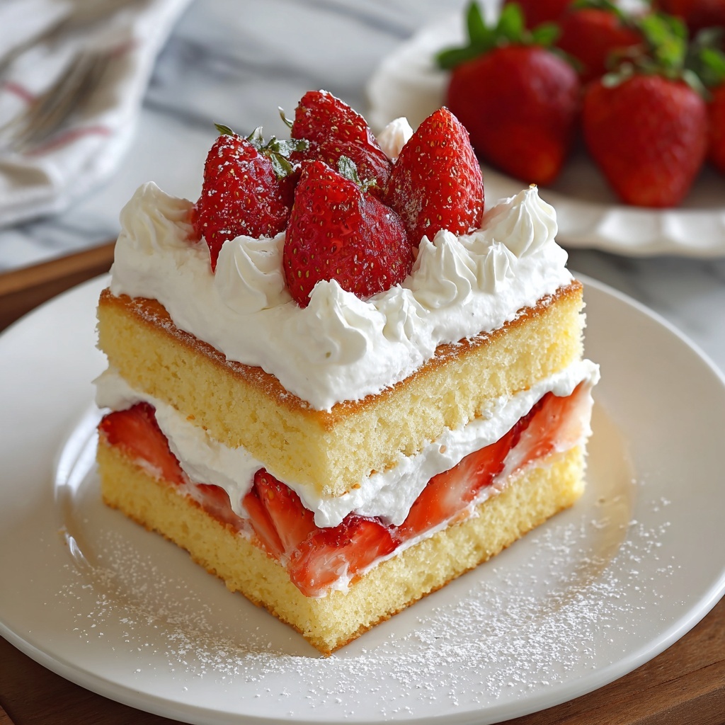 Japanese Strawberry Shortcake Recipe - Recipe Image