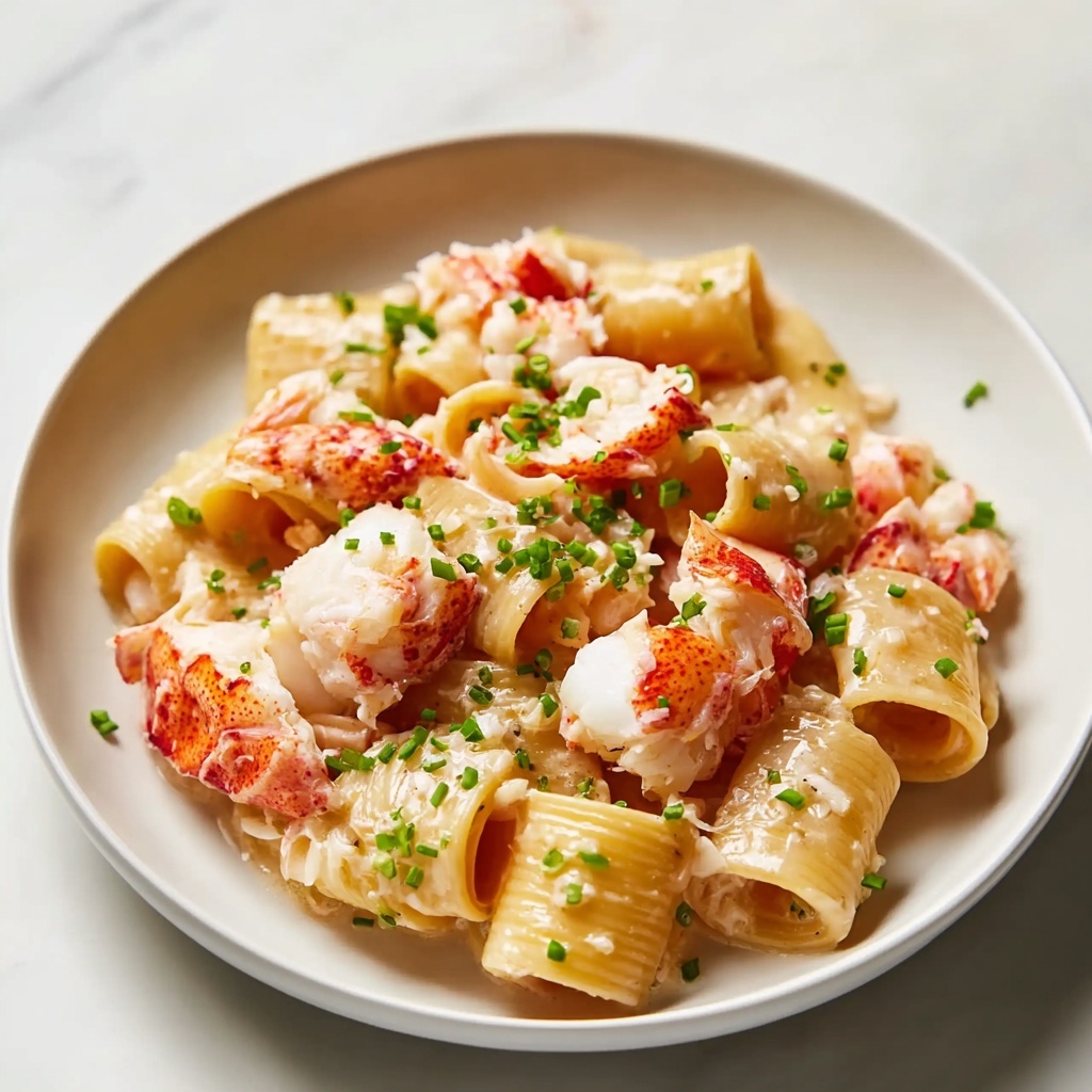 Lobster Pasta with Cream Sauce Recipe - Recipe Image