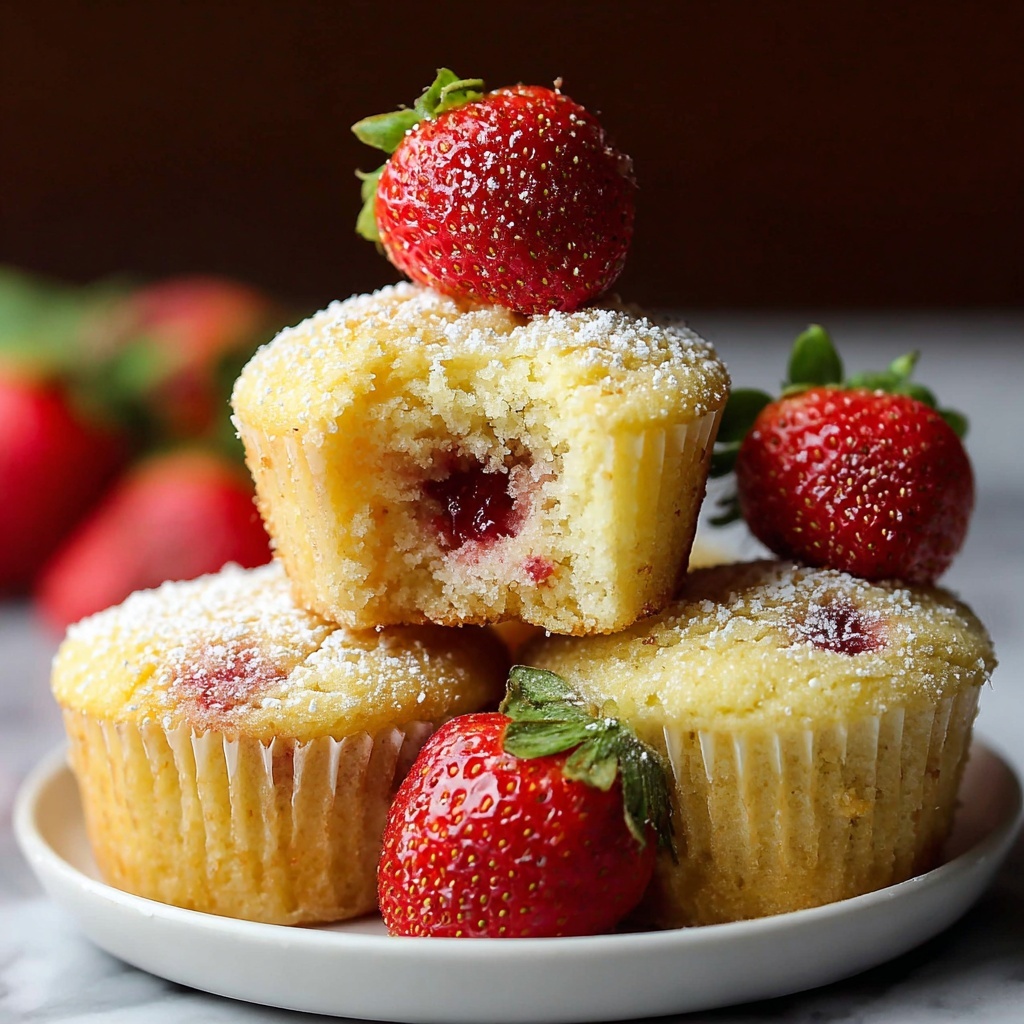 Fresh Strawberry Muffins: The Ultimate Breakfast Treat Recipe - Recipe Image
