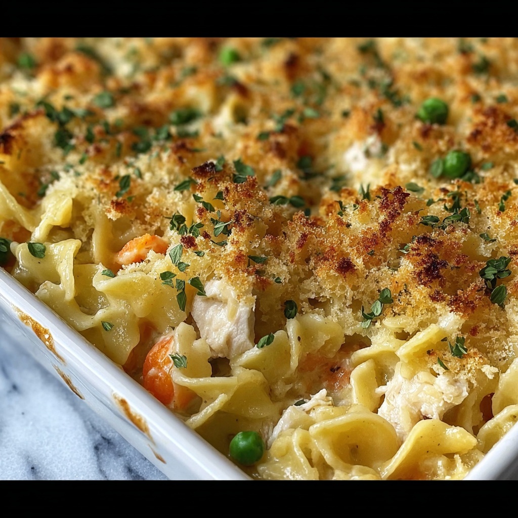 Chicken Noodle Casserole Recipe - Recipe Image