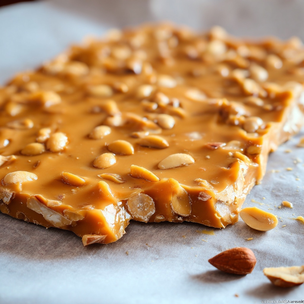 Homemade Peanut Brittle Recipe - Recipe Image