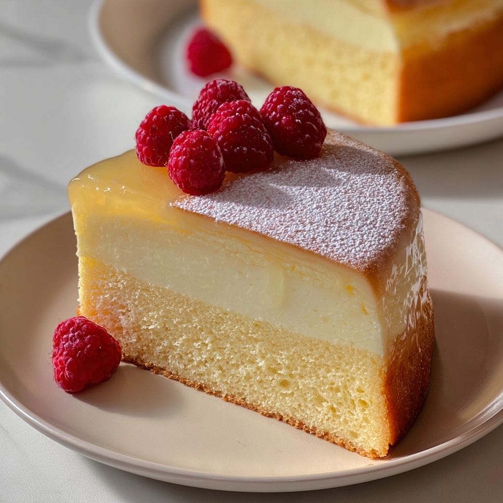 Delightful Vanilla Pudding Cake Recipe - Recipe Image