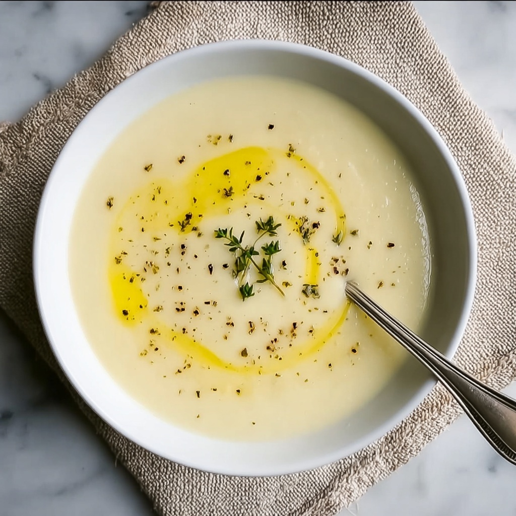 Julia Child's Creamy Potato Leek Soup Bliss Recipe - Recipe Image