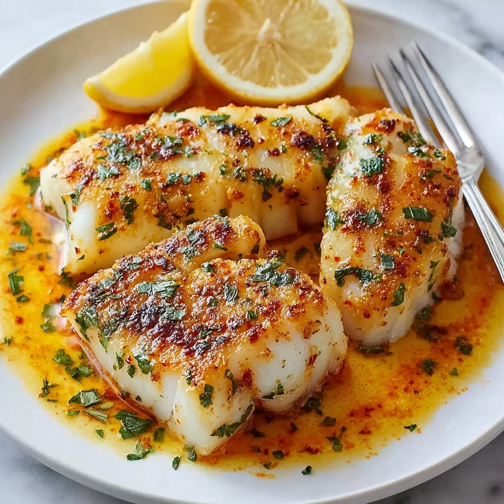 Lemon Butter Baked Cod Recipe - Recipe Image