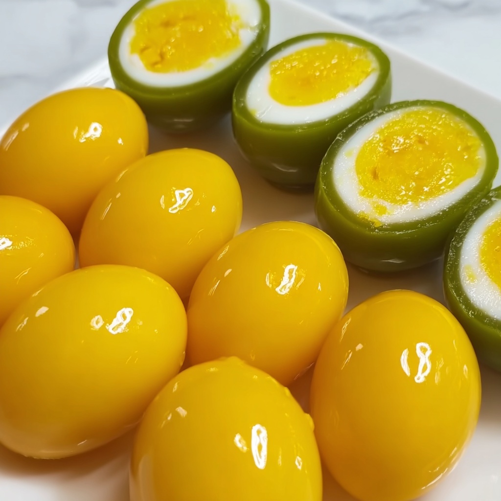 Cowboy Candy Pickled Eggs: Sweet, Spicy Snack Bliss Recipe - Recipe Image