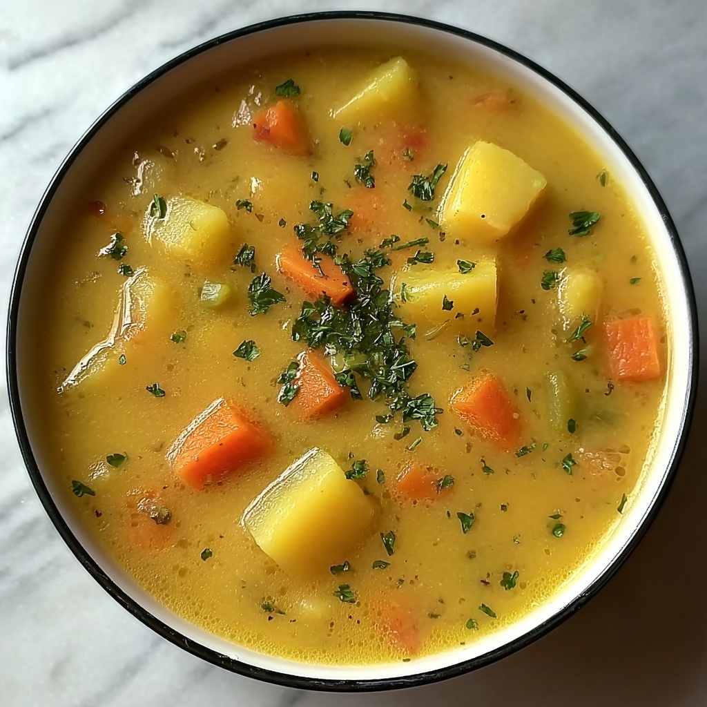 Vegan German Potato Soup Recipe - Recipe Image