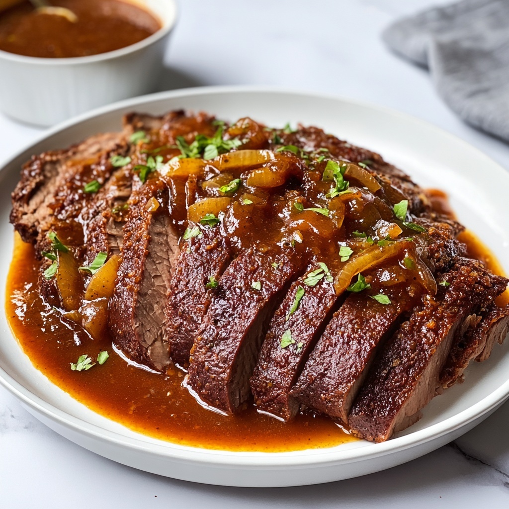 Savory Crock Pot Beef Brisket Recipe - Recipe Image