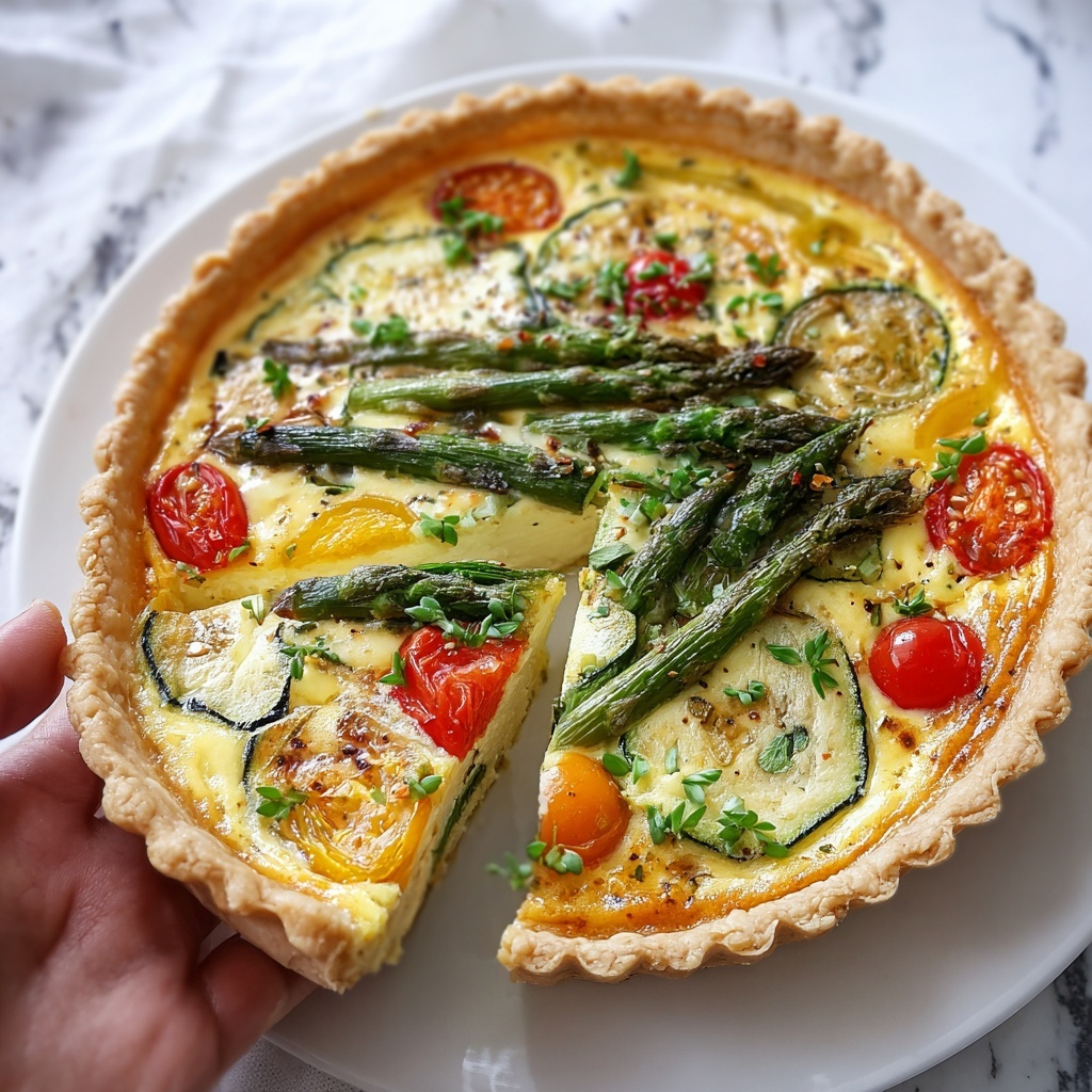 Spring Vegetable Quiche Recipe - Recipe Image