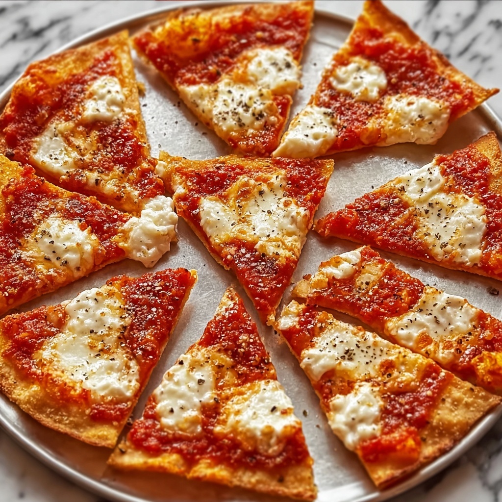 Crispy Pizza Chips: Your Quick and Customizable Snack Joy! Recipe - Recipe Image