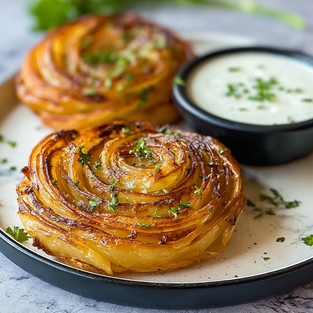 Oven Roasted Garlic Cabbage Steaks Recipe - Recipe Image