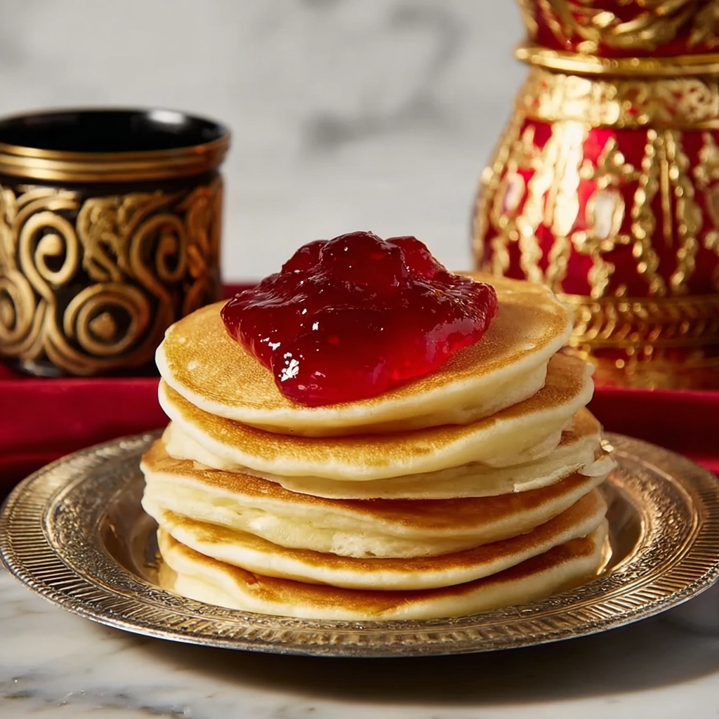 Delicious Russian Blini With Jam: A Sweet Weekend Treat Recipe - Recipe Image