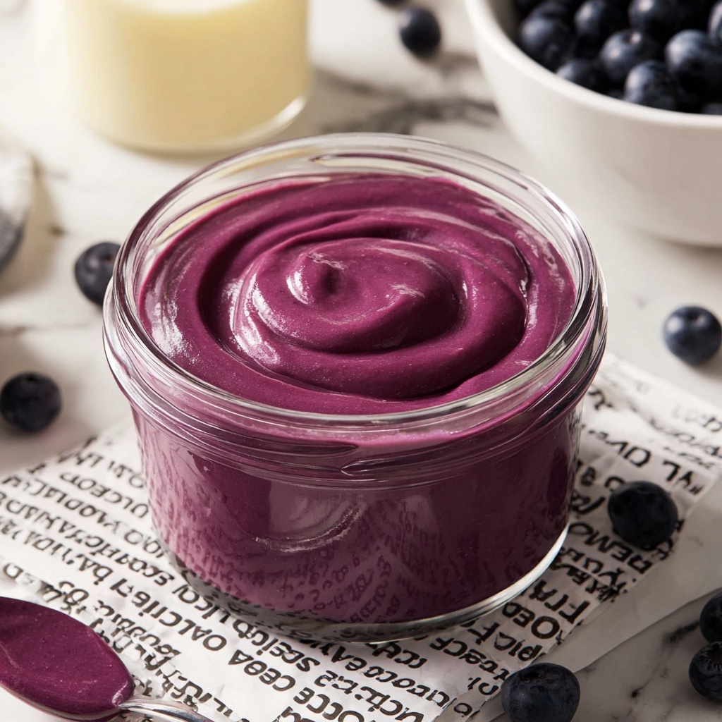 Vegan Blueberry Lemon Curd Recipe - Recipe Image