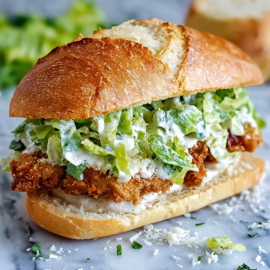 Crispy Chicken Caesar Sandwich Recipe - Recipe Image