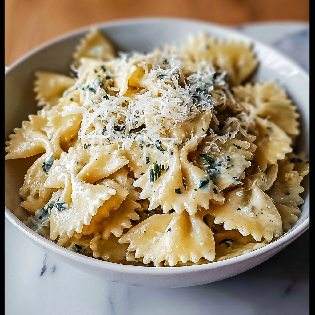 Garlic Parmesan Pasta Recipe - Recipe Image