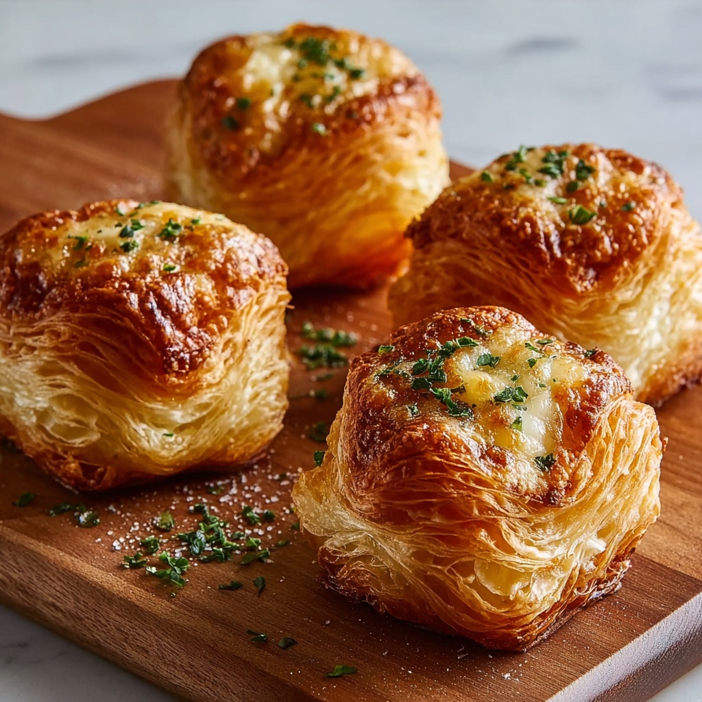 Herb & Cheese Stuffed Puff Pastry Bites Recipe - Recipe Image