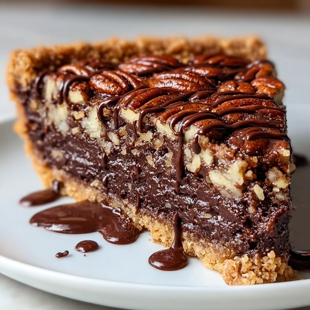 Brownie Pecan Pie Recipe - Recipe Image