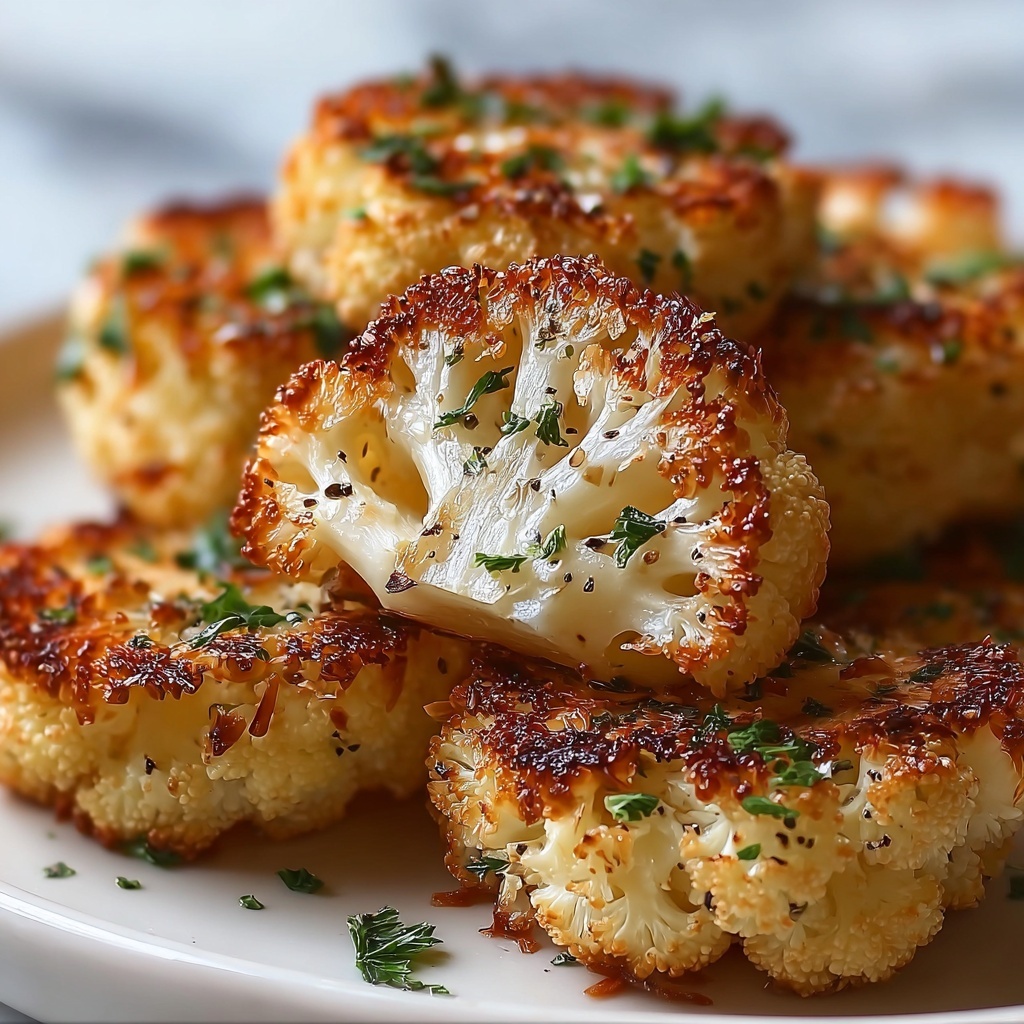 Roasted Garlic Cauliflower Tots Recipe - Recipe Image