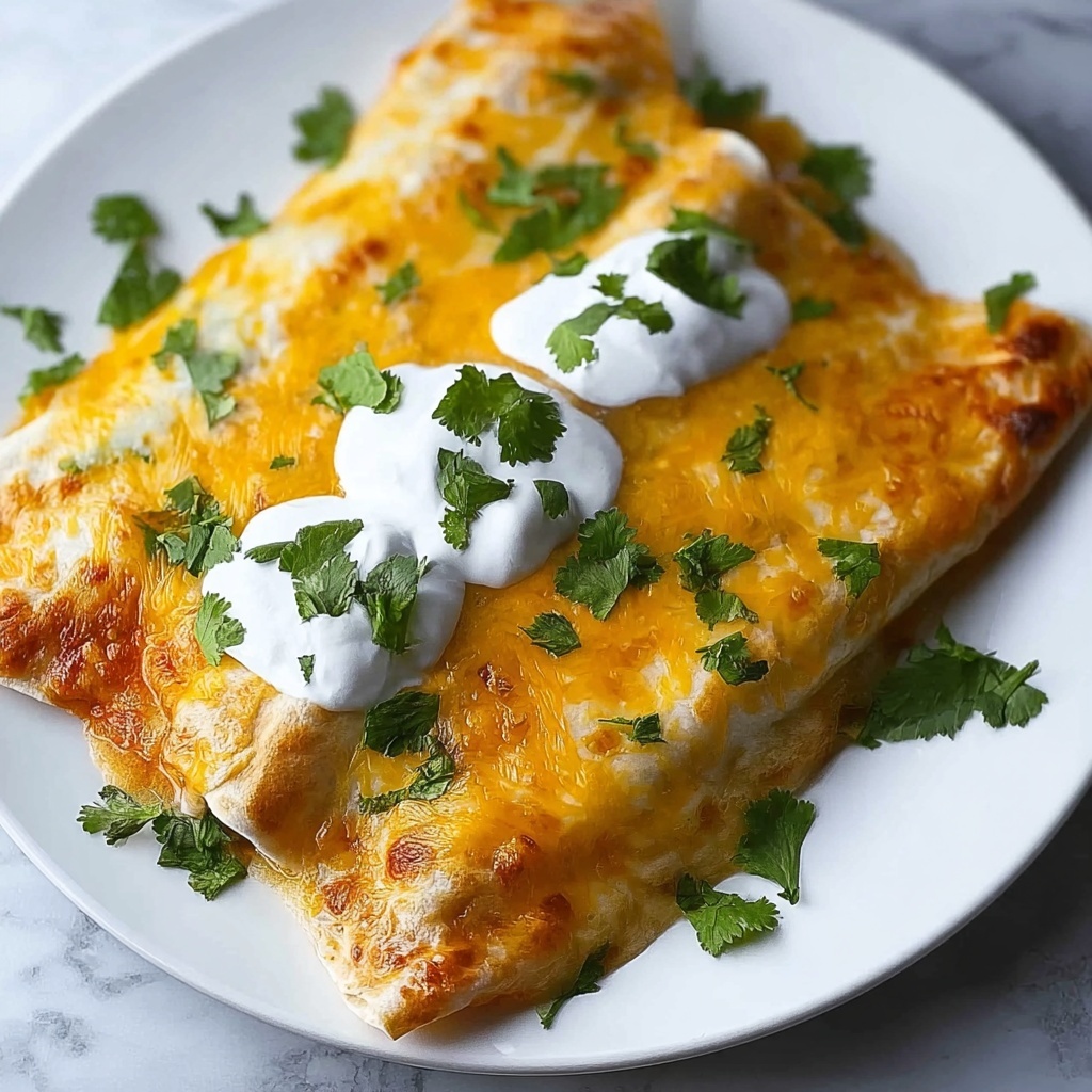Creamy Chicken Enchiladas Recipe - Recipe Image