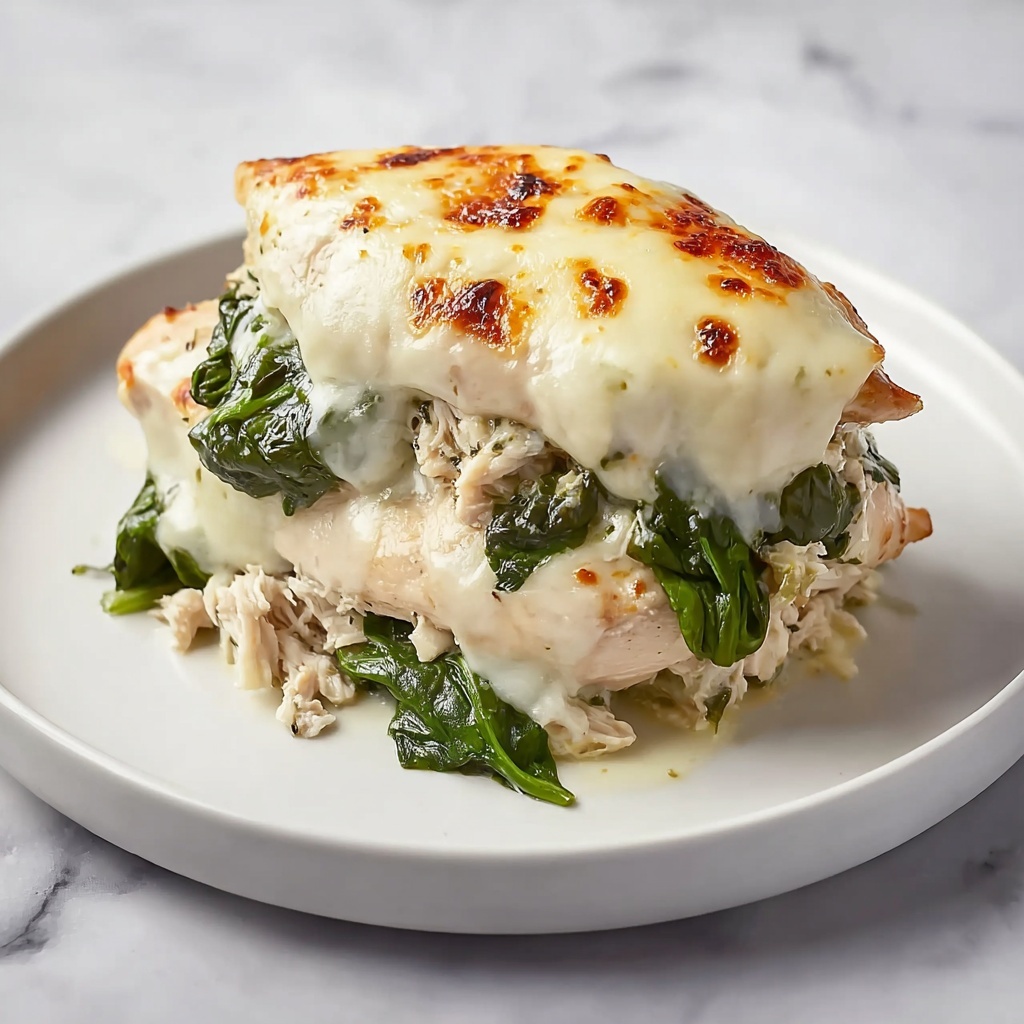 Creamy Chicken Spinach Bake Recipe - Recipe Image