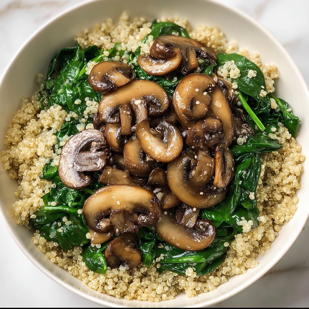 Mushroom Spinach Quinoa: 7 Nutritious Reasons to Indulge Recipe - Recipe Image