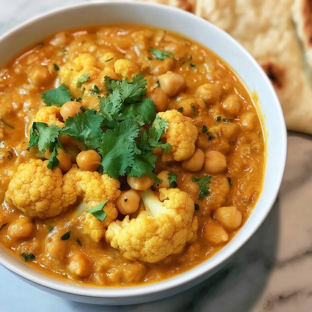 Cauliflower Chickpea Curry Recipe - Recipe Image