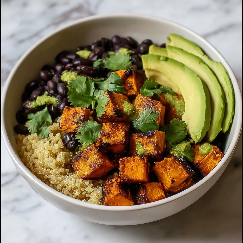 Sweet Potato Black Bean Bowl: 5 Steps to Deliciousness Recipe - Recipe Image