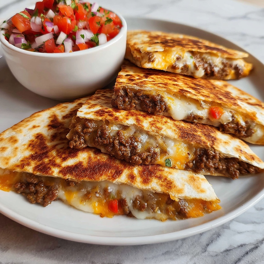 Smashburger Quesadillas Recipe: 30-Minute Flavor Bomb Recipe - Recipe Image