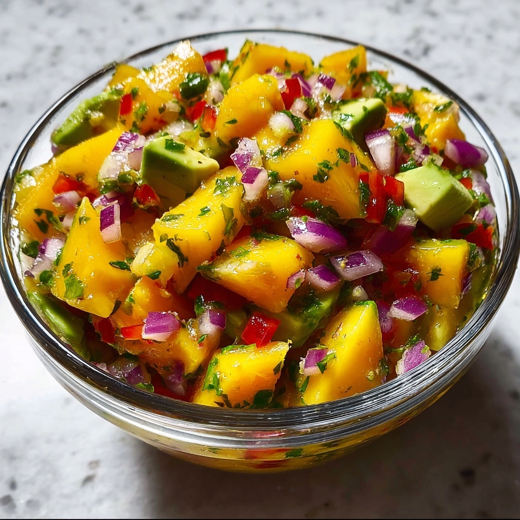 Avocado Mango Salad Recipe: A Refreshing 5-Minute Delight Recipe - Recipe Image