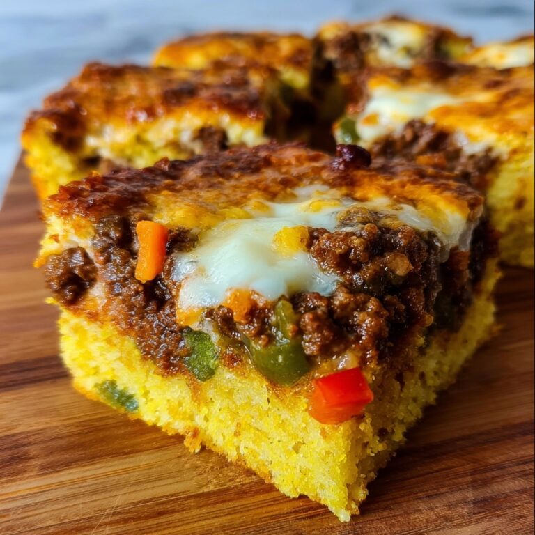 Loaded Chili Cheese Cornbread Bake Recipe