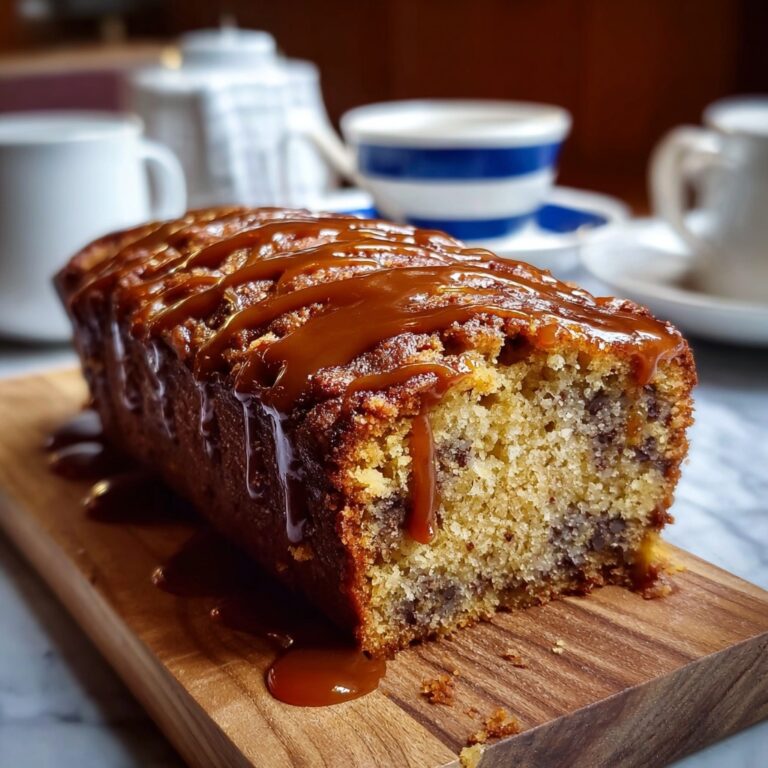 Sticky Date Carrot Pudding Loaf with Cinnamon Syrup Recipe
