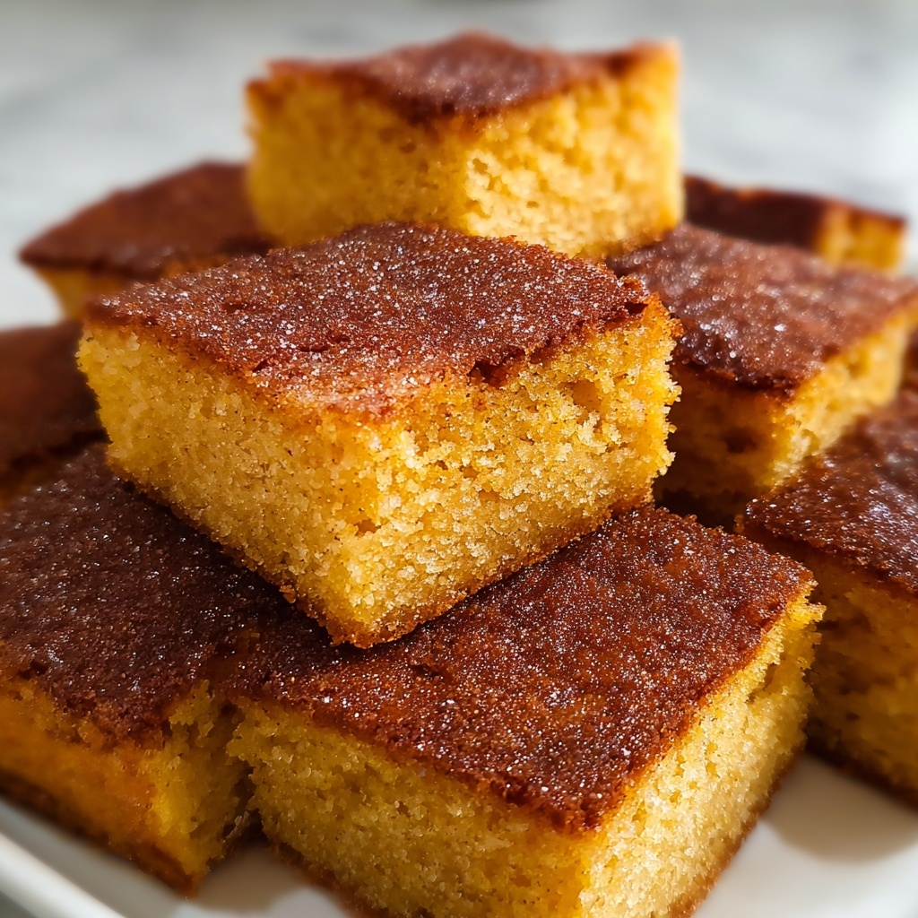 Pumpkin Snickerdoodle Blondies Recipe - Recipe Image