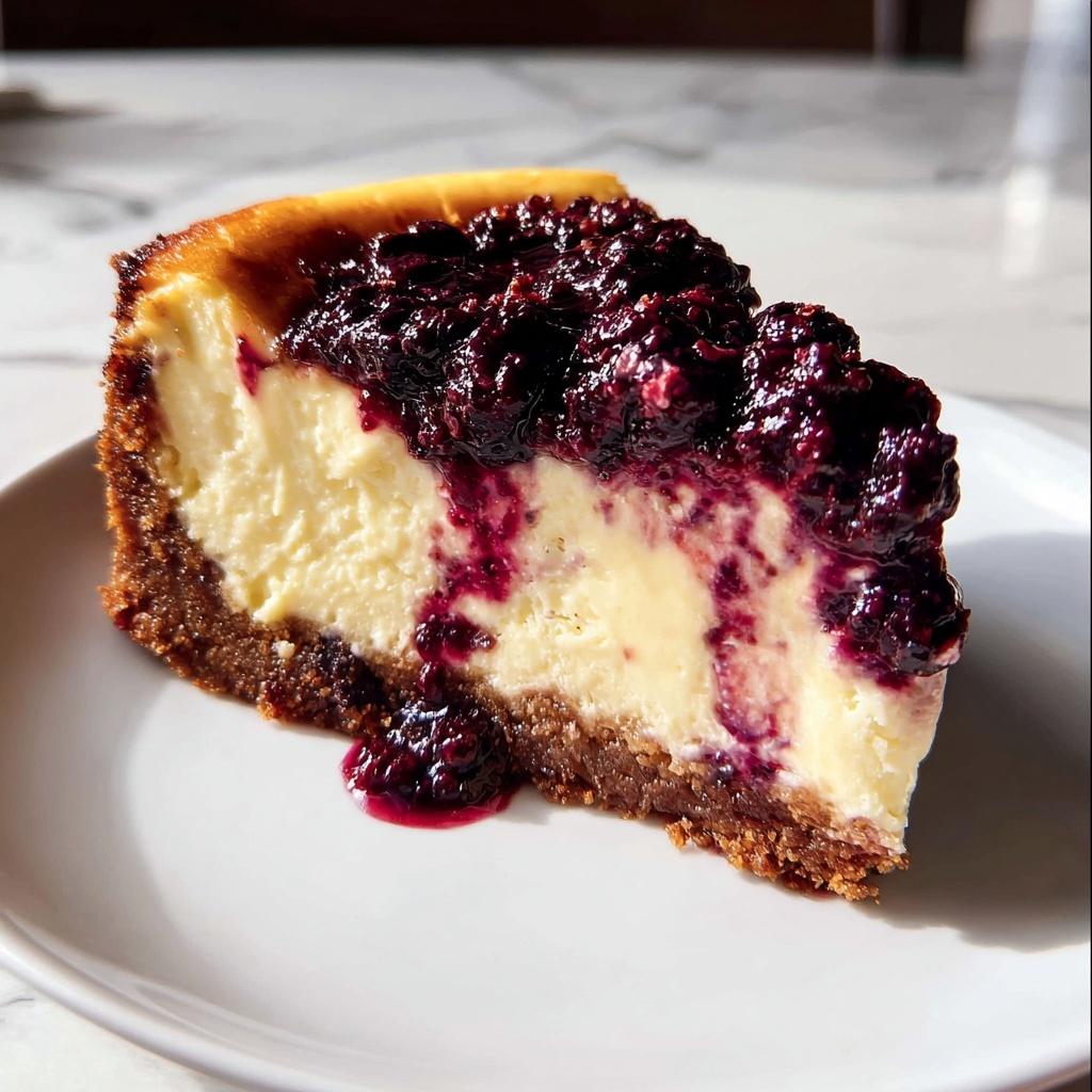 Blackberry Cheesecake Savory Recipe: 5 Irresistible Steps Recipe - Recipe Image