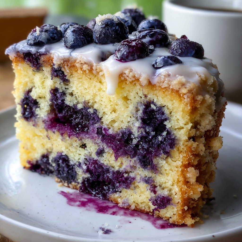 Blueberry Sour Cream Coffee Cake Recipe - Recipe Image