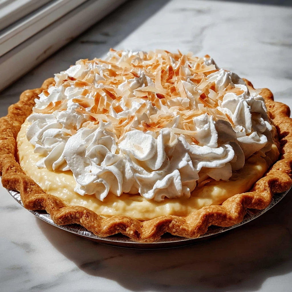 Grandma's Coconut Cream Pie Recipe: 7 Sweet Memories to Savor Recipe - Recipe Image