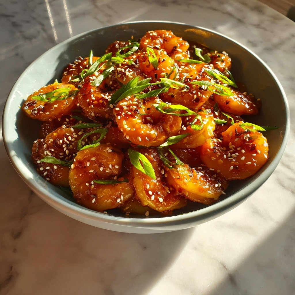 Sweet Spicy Gochujang Shrimp Recipe for a Flavor Explosion Recipe - Recipe Image