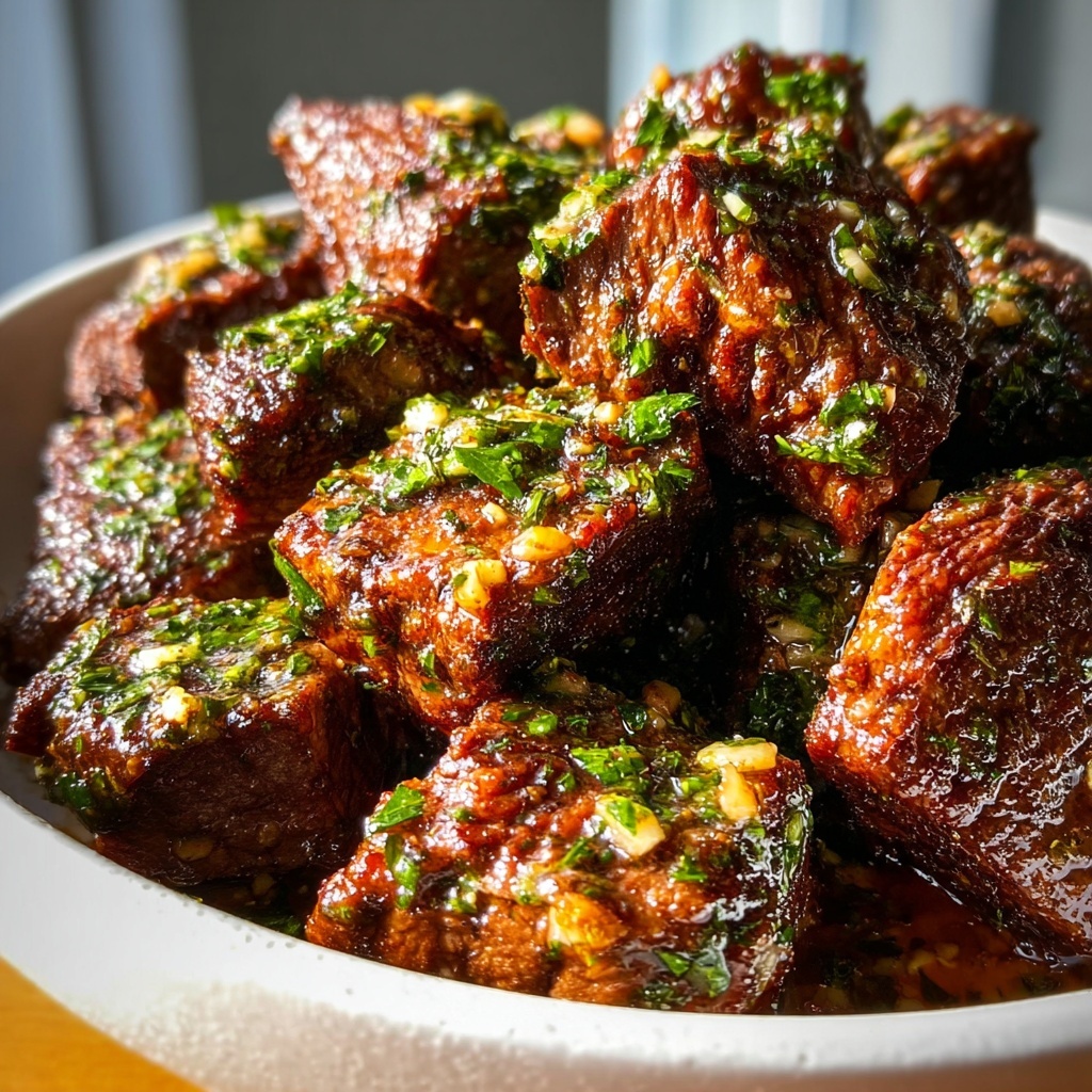 Steak Bites with Garlic Butter Recipe - Recipe Image