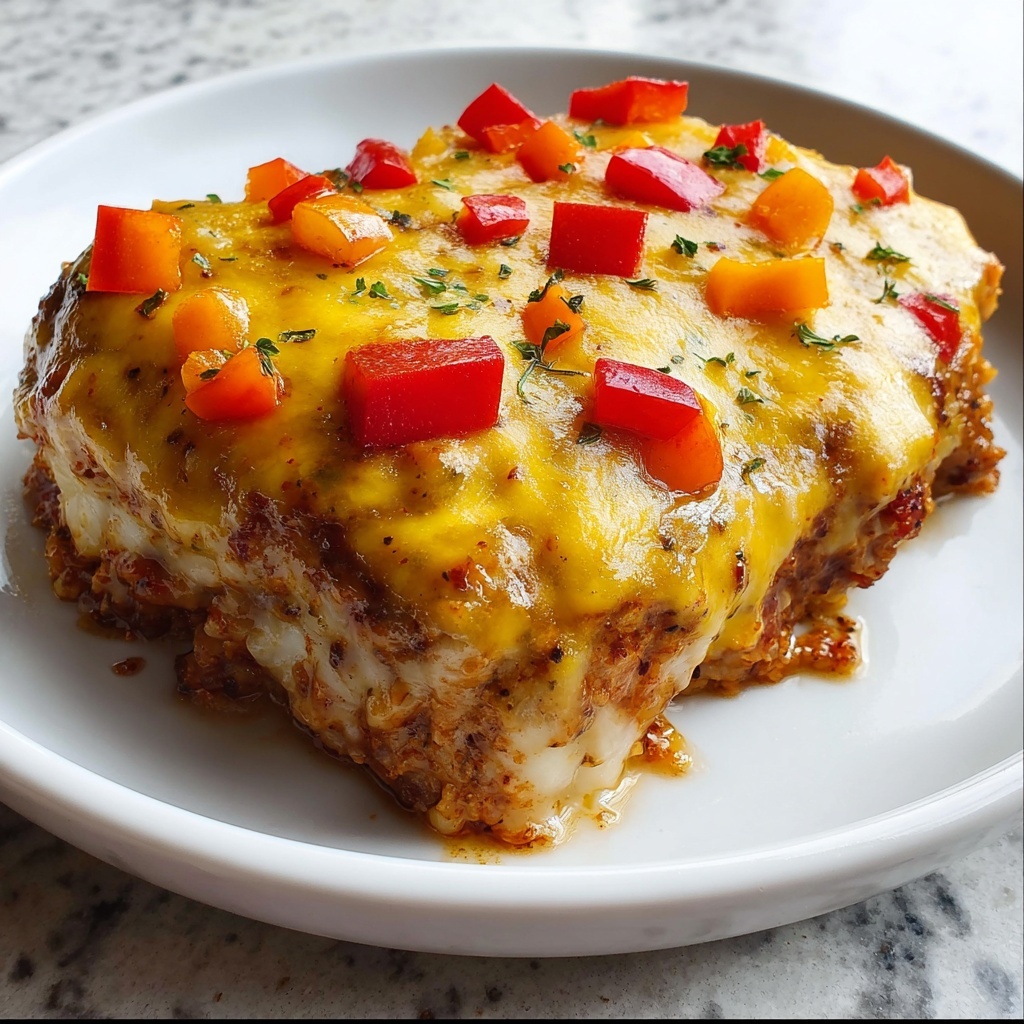 Cheesy Baked Chicken and Peppers Recipe - Recipe Image