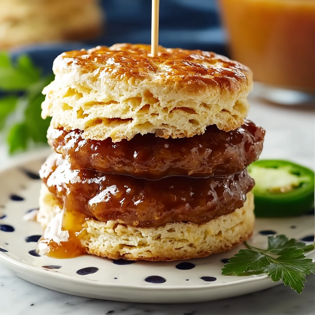 Irresistible Hot Honey Chicken Biscuits Recipe - Recipe Image