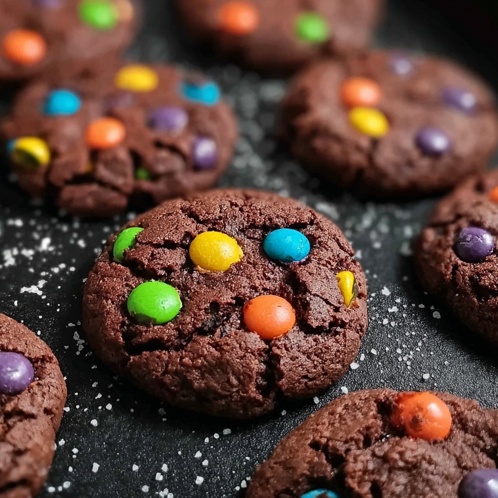 Chocolate M&M Cookies Recipe - Recipe Image
