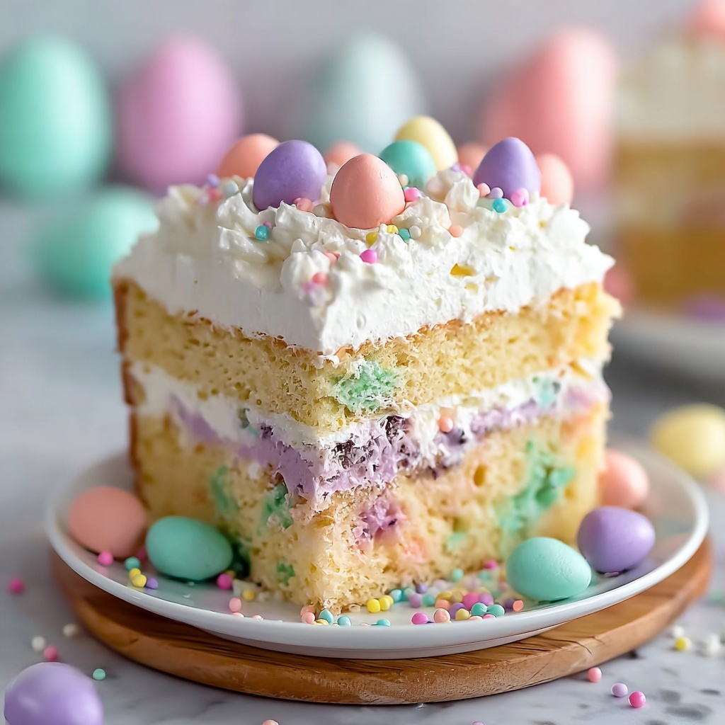 Easter Poke Cake Recipe - Recipe Image