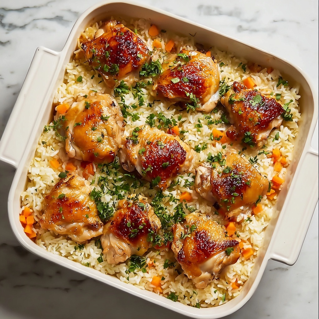 No Peek Chicken & Rice Casserole Recipe - Recipe Image
