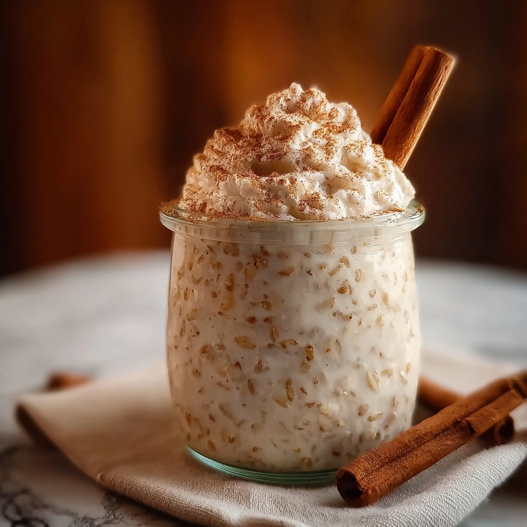 Easy Cinnamon Roll Overnight Oats Recipe - Recipe Image