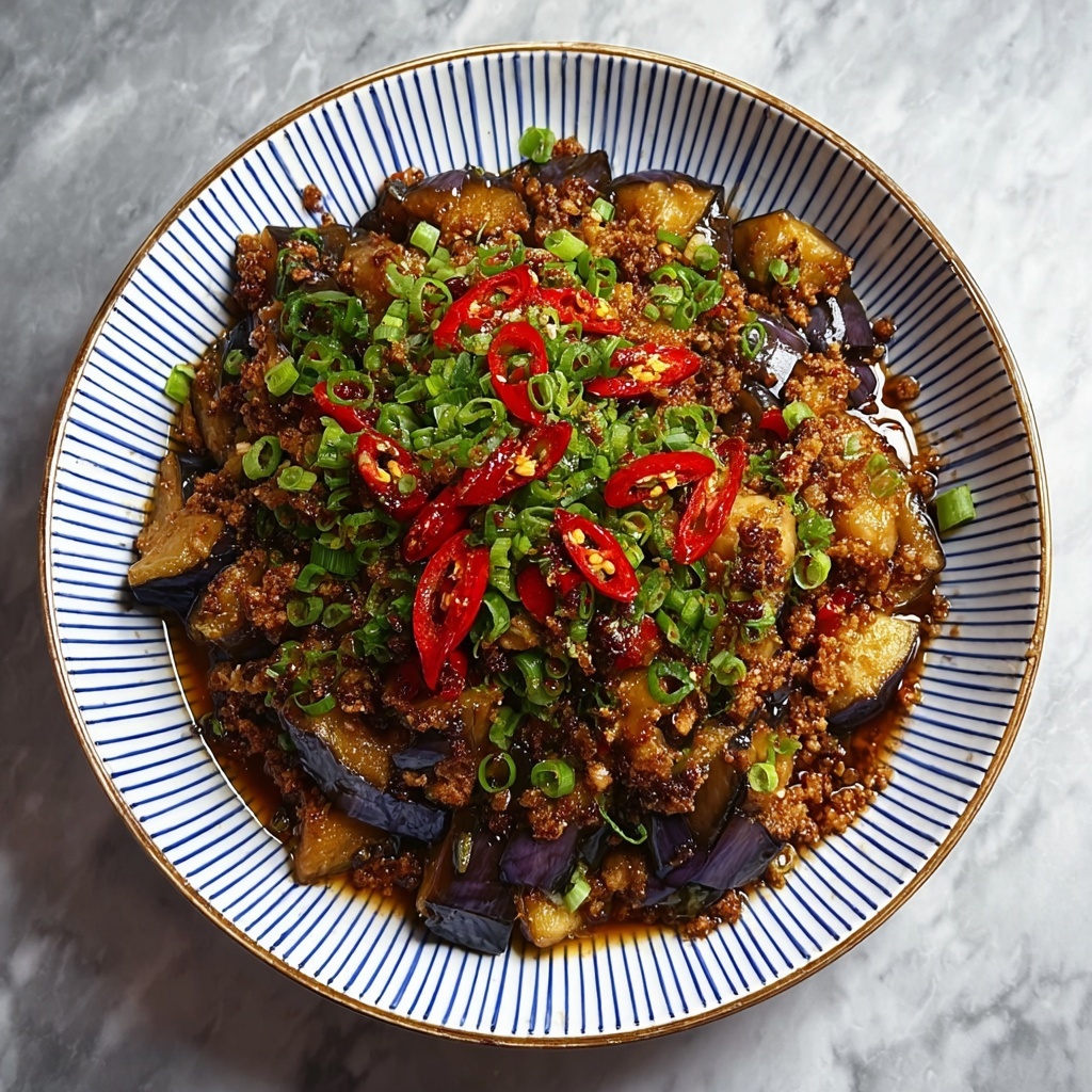 Spicy Eggplant Stir-Fry with Ground Turkey Recipe - Recipe Image